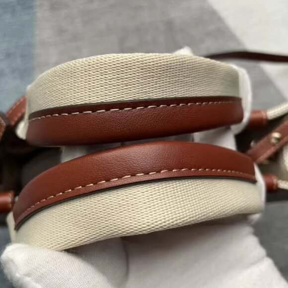 🌹Chloe Medium Woody Canvas Tote - Picture 6 of 8